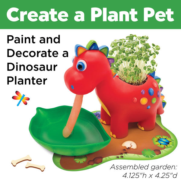 Plant Pet: Paint & Decorate Dino Planter