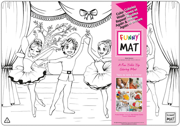 'Funny Mat' Table Top Colouring Mat