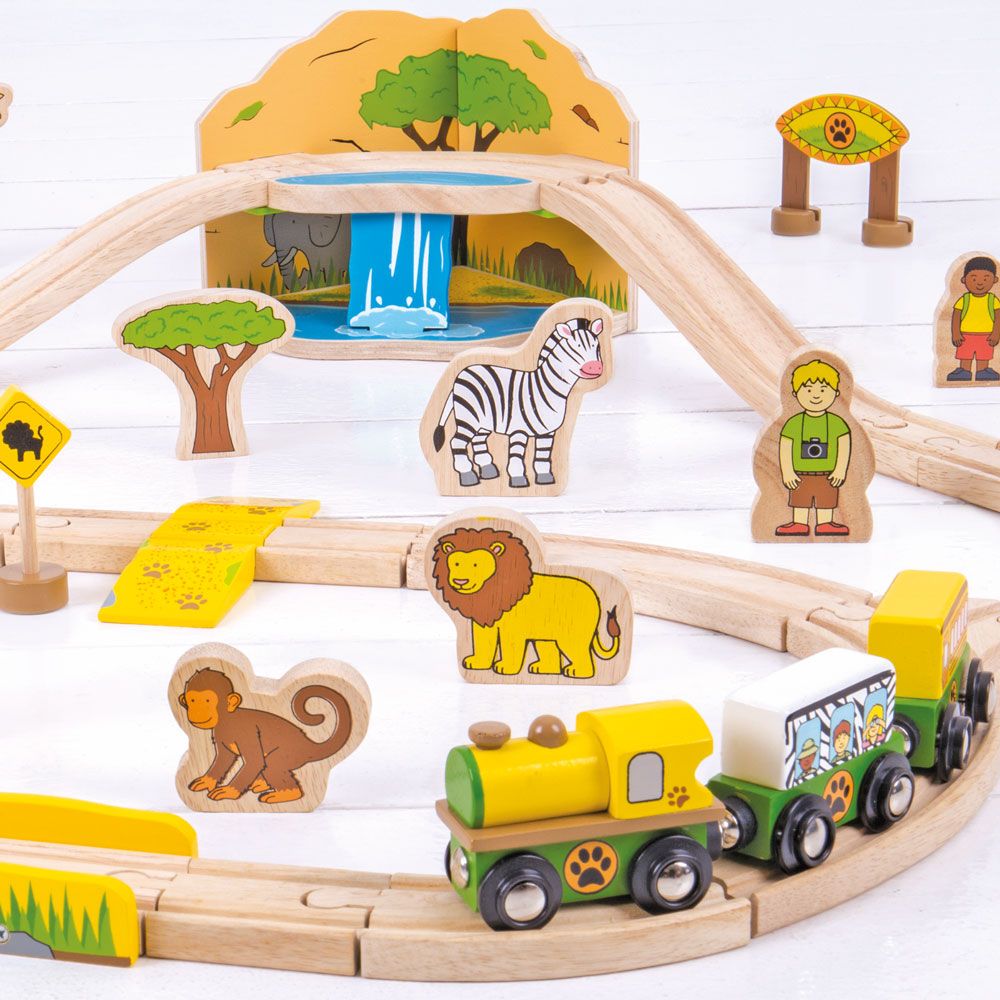 Safari Train Set– Brighten Up Toys Games - Main Image