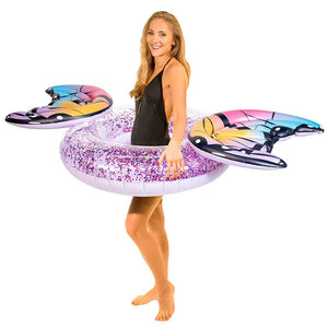 Glitter Butterfly Large Pool Tube (40" version)
