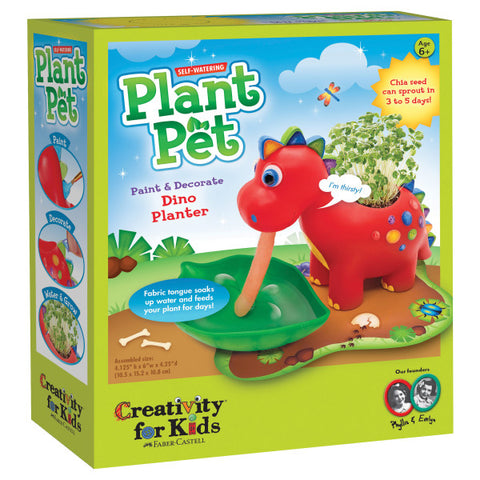 Plant Pet: Paint & Decorate Dino Planter