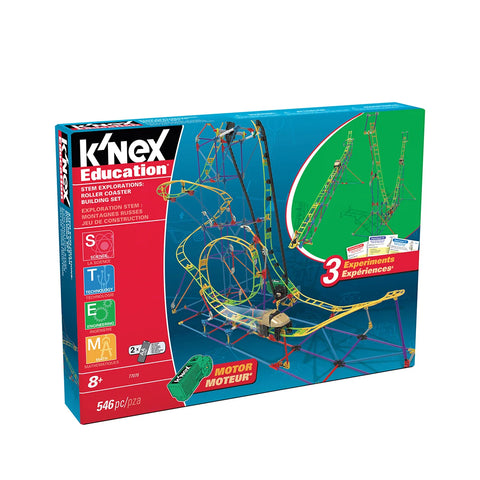 K'nex Education 546pc Roller Coaster Building Set