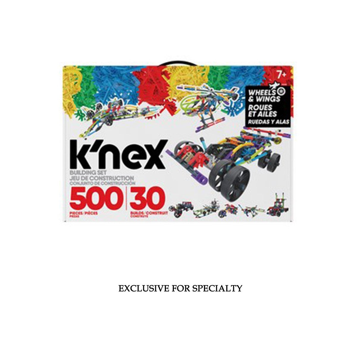K'nex 500pc Classic Wings & Wheels