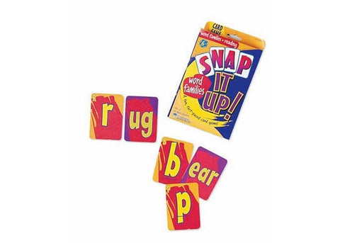 Snap It Up! Phonics & Reading Card Game (Word Families)