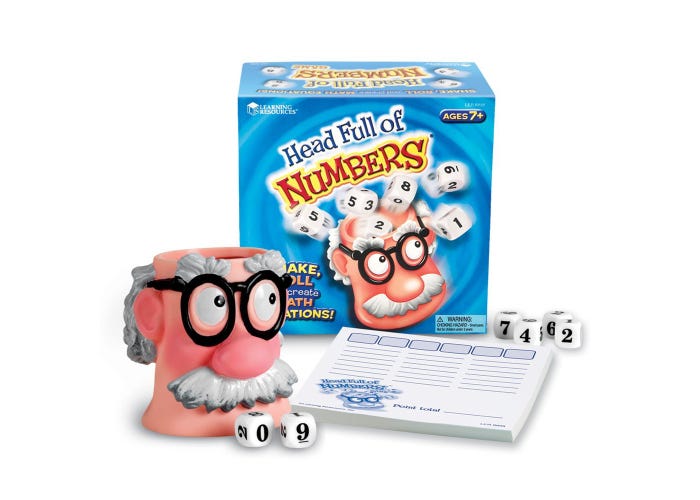 Head Full of Numbers Math Game