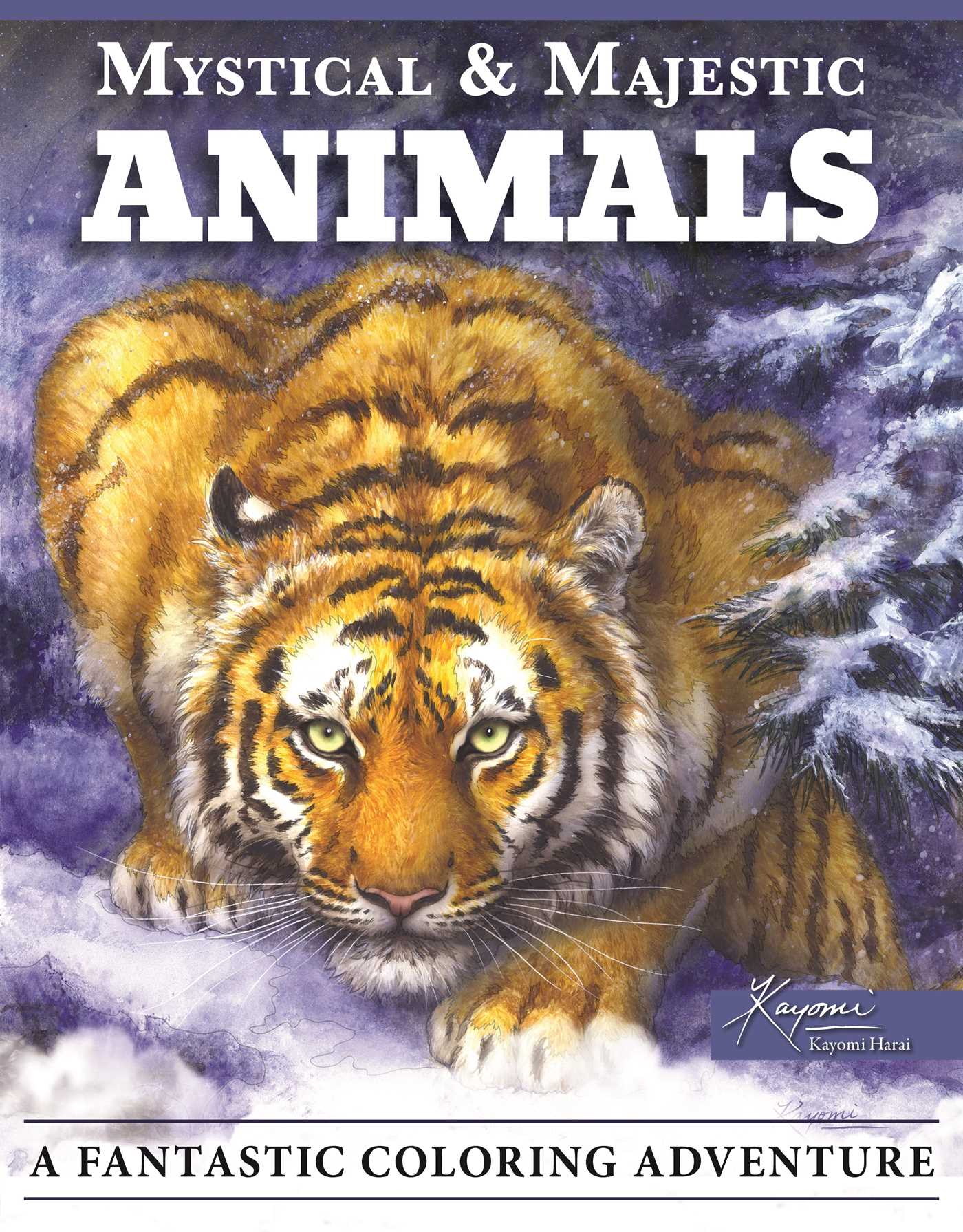 Mystical & Majestic Animals Colouring Book