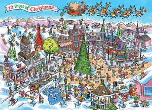 DoodleTown: 12 Days of Christmas