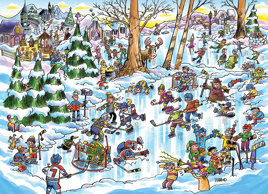 DoodleTown: Hockey Town (1000pc)