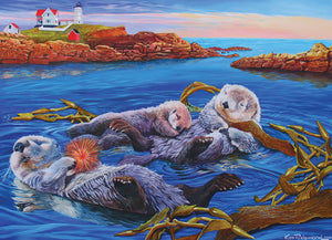 Sea Otter Family*