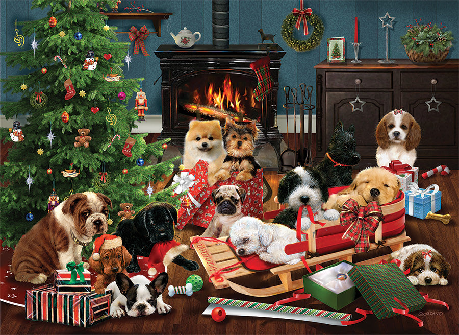 Christmas Puppies (1000pc)