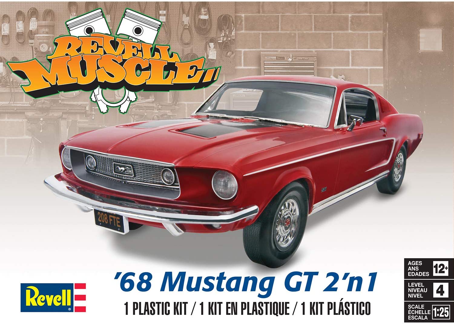 68 Mustang GT 2'n1 (1/25)